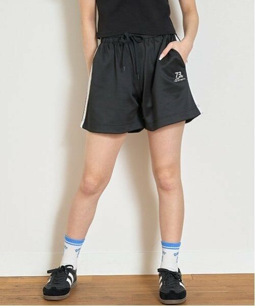 Lovetoxic / ラブトキシック ショート・ハーフ・半端丈パンツ | 【LTXC】【接触冷感/ひんやり】【GOODPRICE】ラインショートパンツ（黒）