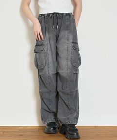 Lovetoxic / ラブトキシック その他パンツ | 【LTXC】【接触冷感/ひんやり】デニムカーゴパンツ