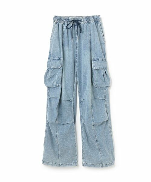 Lovetoxic / ラブトキシック その他パンツ | 【LTXC】【接触冷感/ひんやり】デニムカーゴパンツ | 詳細1