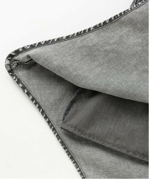 Lovetoxic / ラブトキシック ショート・ハーフ・半端丈パンツ | 【LTXC】シャツ巻き風デニムキュロット | 詳細9