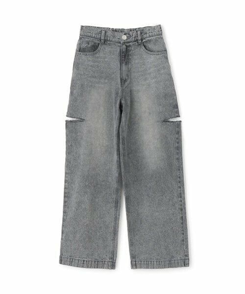 Lovetoxic / ラブトキシック その他パンツ | 【LTXC】ダメージデニムワイドパンツ | 詳細8