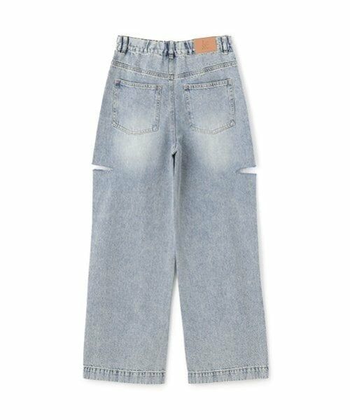 Lovetoxic / ラブトキシック その他パンツ | 【LTXC】ダメージデニムワイドパンツ | 詳細9