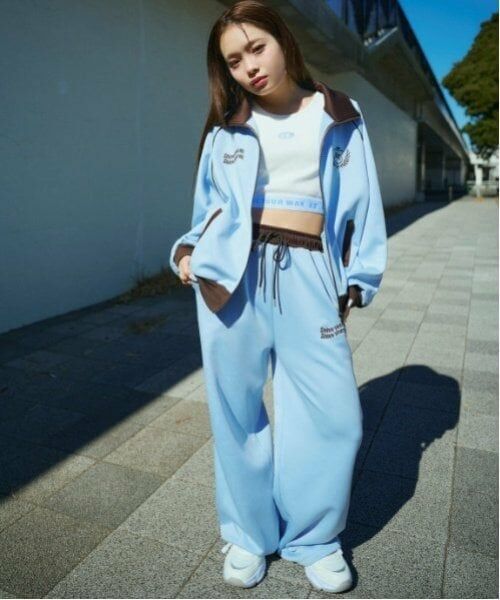 Lovetoxic / ラブトキシック カーディガン・ボレロ | 【LTXC】【akane】【接触冷感/ひんやり】トラックジャケット | 詳細1