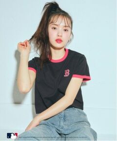 Lovetoxic / ラブトキシック Tシャツ | 【LTXC】【MLB】【吸水速乾/さらさら】【綿100％】クロップドT