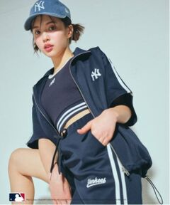 Lovetoxic / ラブトキシック カーディガン・ボレロ | 【LTXC】【MLB】【吸水速乾/さらさら】半袖トラックJK