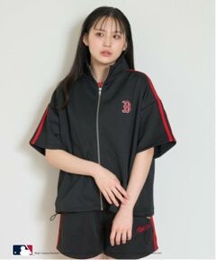 Lovetoxic / ラブトキシック カーディガン・ボレロ | 【LTXC】【MLB】【吸水速乾/さらさら】半袖トラックJK