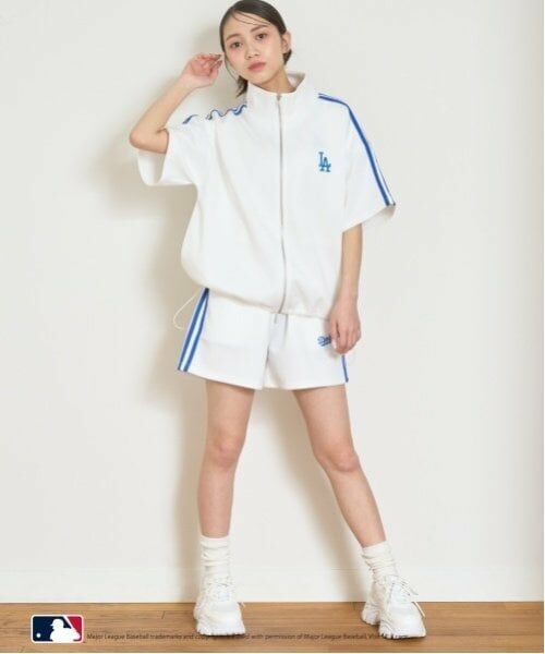 Lovetoxic / ラブトキシック カーディガン・ボレロ | 【LTXC】【MLB】【吸水速乾/さらさら】半袖トラックJK | 詳細3