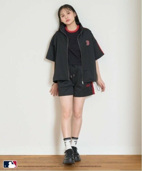 Lovetoxic / ラブトキシック カーディガン・ボレロ | 【LTXC】【MLB】【吸水速乾/さらさら】半袖トラックJK | 詳細6