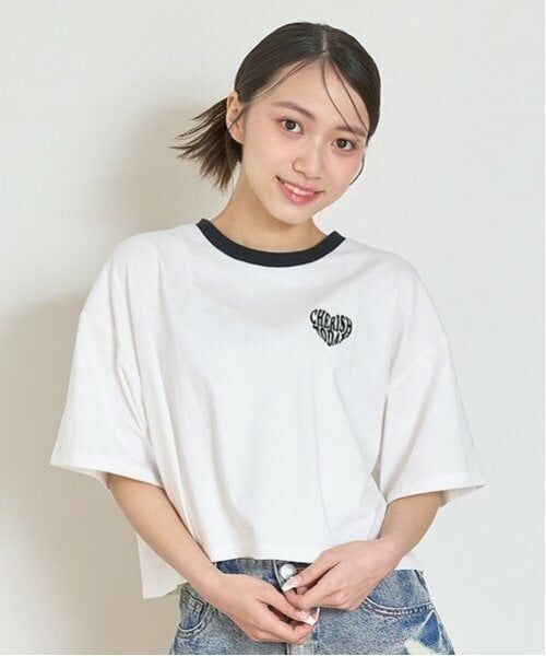 Lovetoxic / ラブトキシック Tシャツ | 【LTXC】【GOODPRICE】【綿100％】ハートリンガーTシャツ（オフ ホワイト）