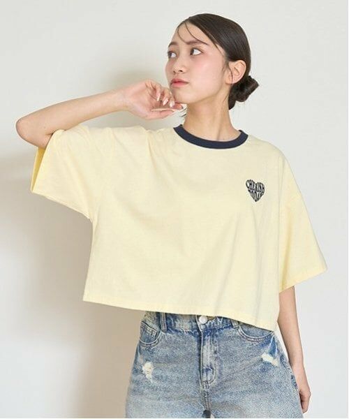 Lovetoxic / ラブトキシック Tシャツ | 【LTXC】【GOODPRICE】【綿100％】ハートリンガーTシャツ（黄）