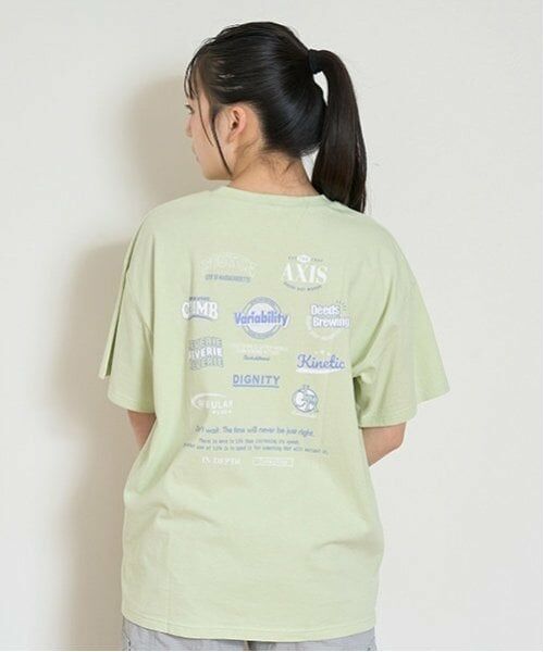 Lovetoxic / ラブトキシック Tシャツ | 【LTXC】【GOODPRICE】【綿100％】ロゴバックプリントTシャツ（ライト グリーン）