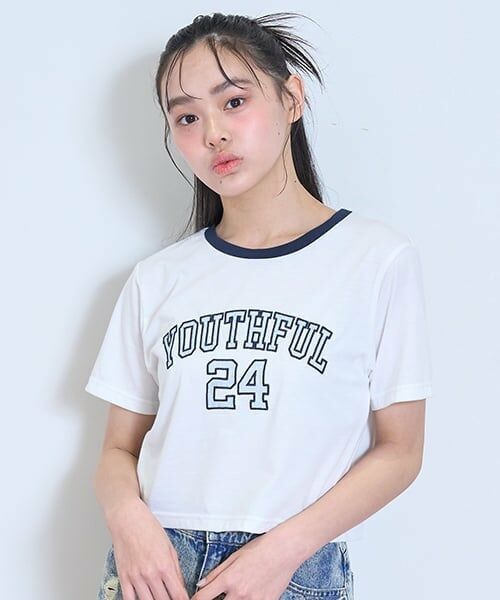 Lovetoxic / ラブトキシック Tシャツ | 【LTXC】【接触冷感/ひんやり】アップリチビT（オフ ホワイト）