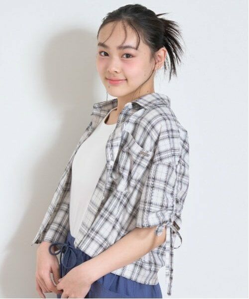 Lovetoxic / ラブトキシック シャツ・ブラウス | 【LTXC】ドロスト半袖チェックシャツ | 詳細2