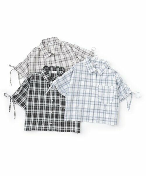 Lovetoxic / ラブトキシック シャツ・ブラウス | 【LTXC】ドロスト半袖チェックシャツ | 詳細5