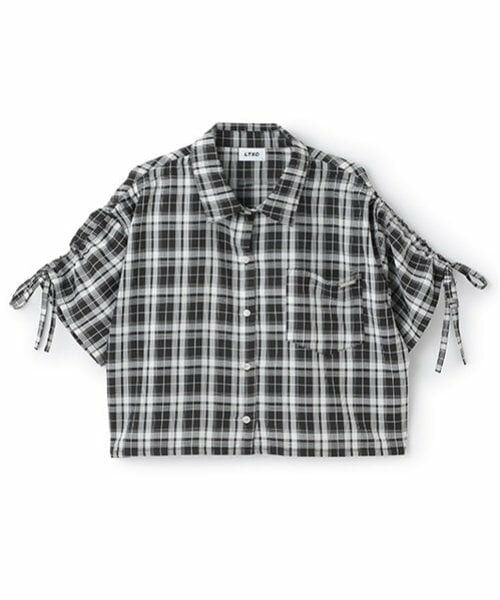 Lovetoxic / ラブトキシック シャツ・ブラウス | 【LTXC】ドロスト半袖チェックシャツ | 詳細9