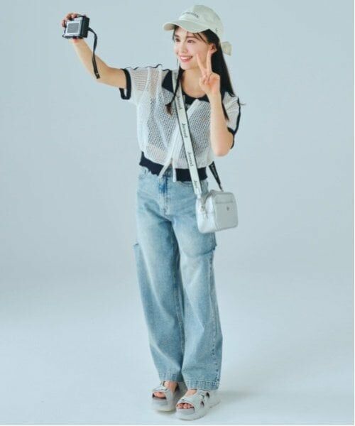 Lovetoxic / ラブトキシック カーディガン・ボレロ | 【LTXC】ラインメッシュカーデ | 詳細1