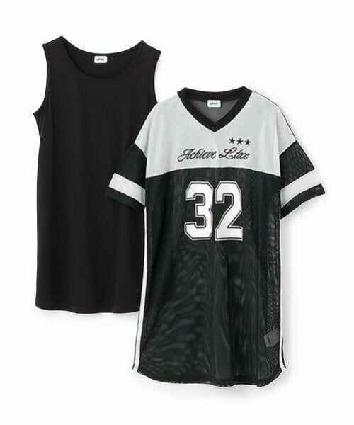 Lovetoxic / ラブトキシック ミニ丈・ひざ丈ワンピース | 【LTXC】【接触冷感/ひんやり】インナーつきメッシュワンピ | 詳細7