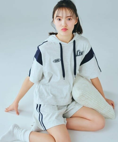 Lovetoxic / ラブトキシック パーカー | 【LTXC】【GOODPRICE】【綿100％】ラインパーカセットアップ | 詳細1