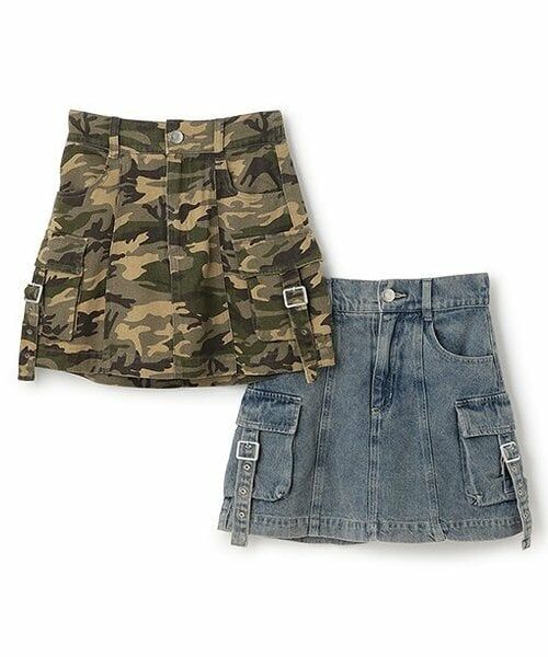 Lovetoxic / ラブトキシック ショート・ハーフ・半端丈パンツ | 【LTXC】カーゴデニムミニスカート | 詳細12