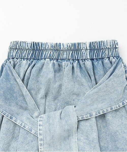 Lovetoxic / ラブトキシック ショート・ハーフ・半端丈パンツ | 【LTXC】腰巻き風デニムキュロット | 詳細2