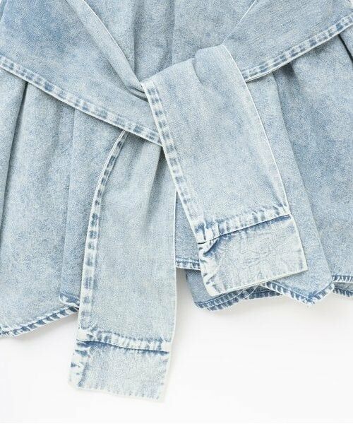 Lovetoxic / ラブトキシック ショート・ハーフ・半端丈パンツ | 【LTXC】腰巻き風デニムキュロット | 詳細3