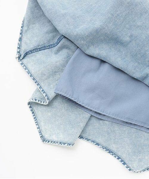 Lovetoxic / ラブトキシック ショート・ハーフ・半端丈パンツ | 【LTXC】腰巻き風デニムキュロット | 詳細5