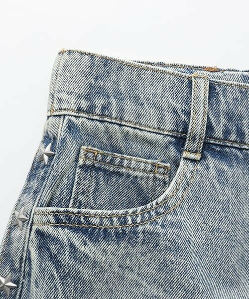 Lovetoxic / ラブトキシック ショート・ハーフ・半端丈パンツ | 【LTXC】スタッズデニムショートパンツ | 詳細4