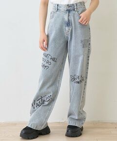 Lovetoxic / ラブトキシック その他パンツ | 【LTXC】ペイントデニムパンツ