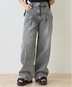 Lovetoxic / ラブトキシック その他パンツ | 【LTXC】タックワイドデニムパンツ