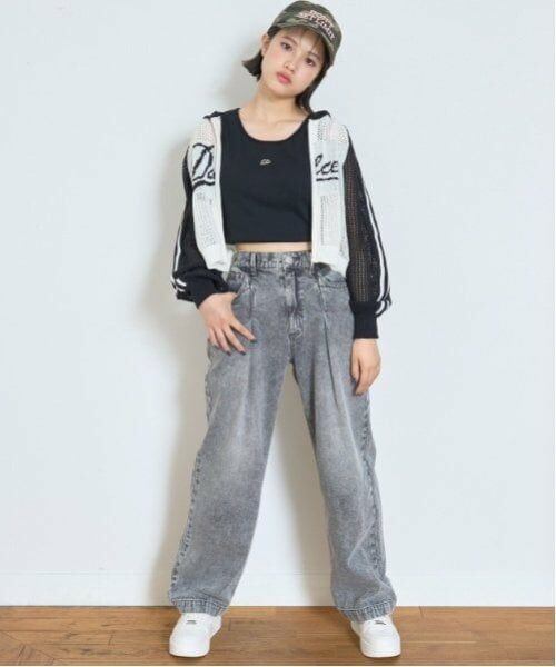 Lovetoxic / ラブトキシック その他パンツ | 【LTXC】タックワイドデニムパンツ | 詳細4