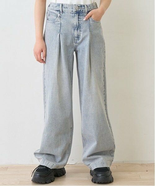 Lovetoxic / ラブトキシック その他パンツ | 【LTXC】タックワイドデニムパンツ | 詳細5