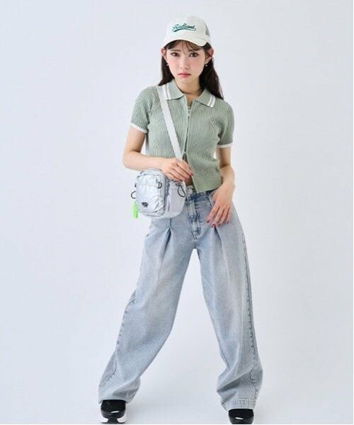 Lovetoxic / ラブトキシック その他パンツ | 【LTXC】タックワイドデニムパンツ | 詳細6