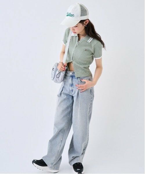 Lovetoxic / ラブトキシック その他パンツ | 【LTXC】タックワイドデニムパンツ | 詳細8