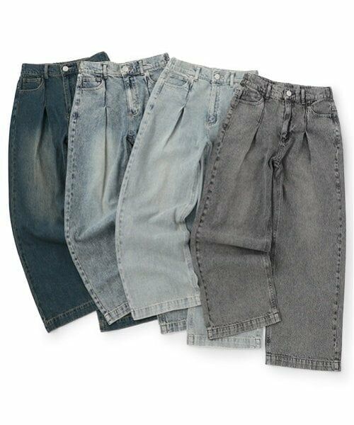 Lovetoxic / ラブトキシック その他パンツ | 【LTXC】タックワイドデニムパンツ | 詳細9