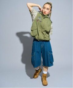 Lovetoxic / ラブトキシック ショート・ハーフ・半端丈パンツ | 【LTXC】【Dリーグ参戦チーム/CHANGE RAPTURES/AYUMI】ハーフデニムパンツ