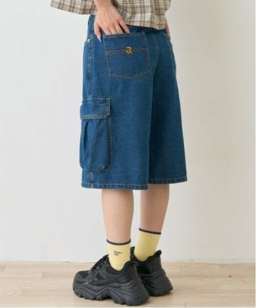 Lovetoxic / ラブトキシック ショート・ハーフ・半端丈パンツ | 【LTXC】【Dリーグ参戦チーム/CHANGE RAPTURES/AYUMI】ハーフデニムパンツ | 詳細4