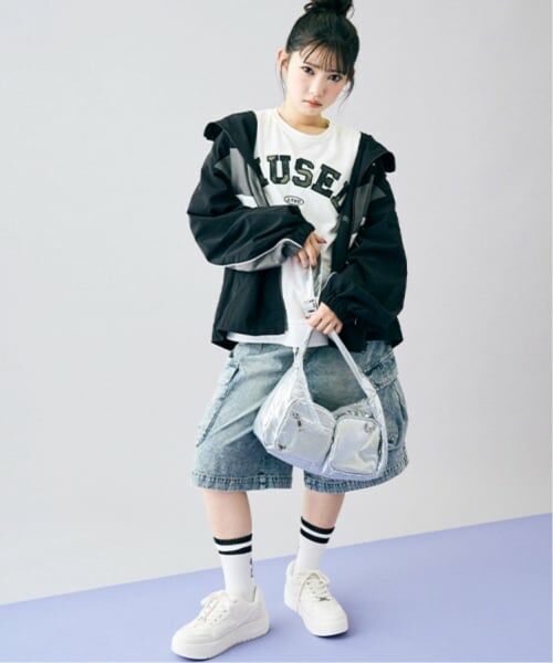 Lovetoxic / ラブトキシック ショート・ハーフ・半端丈パンツ | 【LTXC】ハーフデニムカーゴパンツ | 詳細2