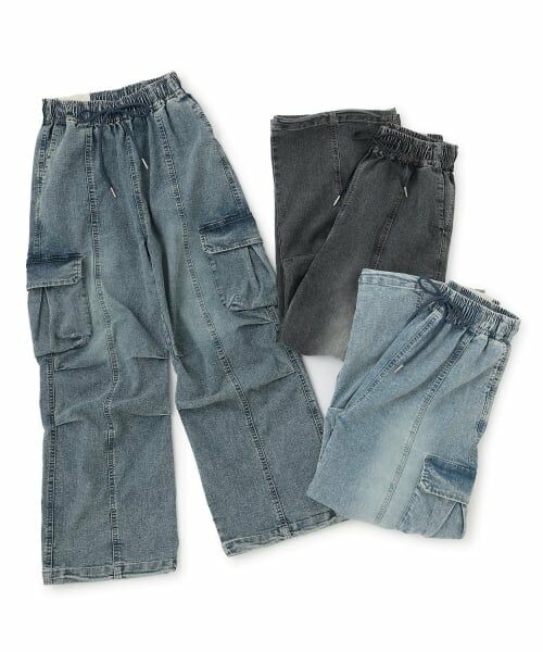 Lovetoxic / ラブトキシック その他パンツ | 【LTXC】【速乾】【ストレッチ】デニムカーゴパンツ | 詳細5