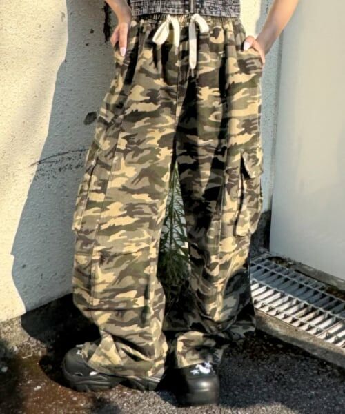 Lovetoxic / ラブトキシック その他パンツ | 【LTXC】カモフラ柄カーゴパンツ | 詳細1