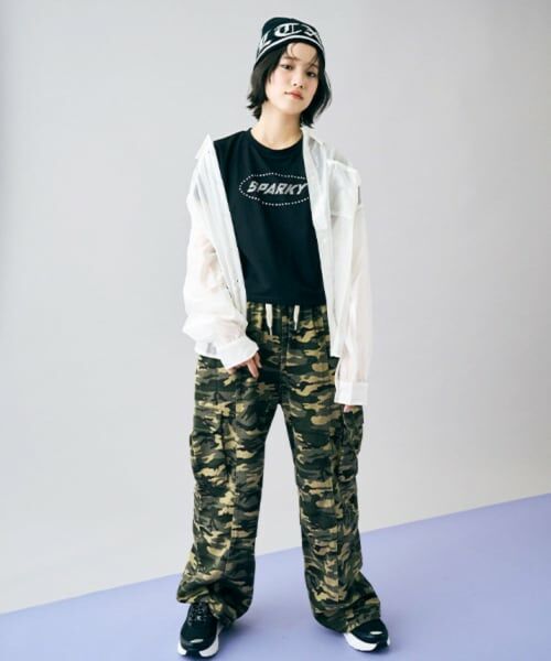 Lovetoxic / ラブトキシック その他パンツ | 【LTXC】カモフラ柄カーゴパンツ | 詳細4