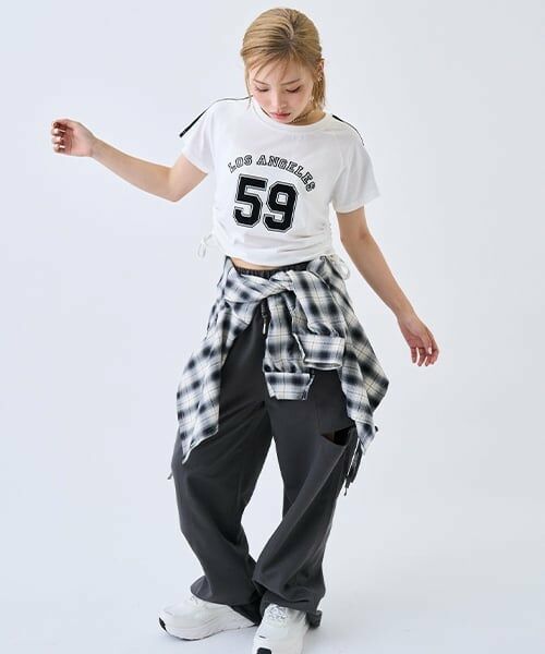 Lovetoxic / ラブトキシック その他パンツ | 【LTXC】【吸水速乾】スリットリボンパンツ | 詳細2