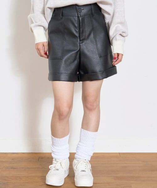 Lovetoxic / ラブトキシック ショート・ハーフ・半端丈パンツ | 【LTXC】合皮ショートパンツ | 詳細4