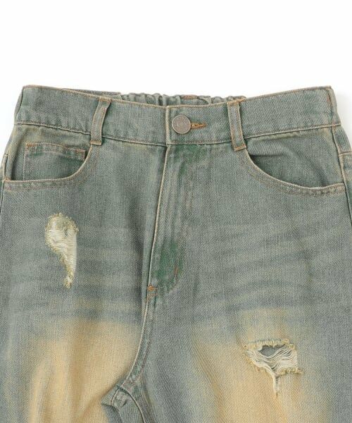 Lovetoxic / ラブトキシック その他パンツ | 【LTXC】ダメージデニムワイドパンツ | 詳細14