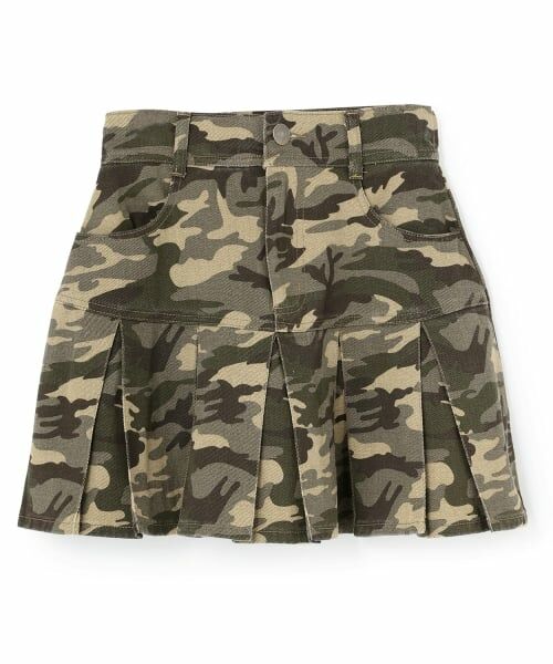 Lovetoxic / ラブトキシック ショート・ハーフ・半端丈パンツ | 【LTXC】アソートボックスプリーツスカート（カーキ）