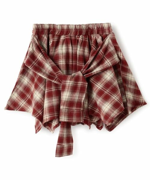 Lovetoxic / ラブトキシック ショート・ハーフ・半端丈パンツ | 【LTXC】腰巻き風チェックキュロット | 詳細6