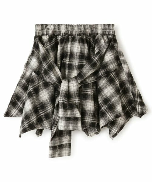 Lovetoxic / ラブトキシック ショート・ハーフ・半端丈パンツ | 【LTXC】腰巻き風チェックキュロット | 詳細7