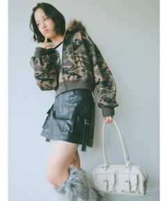 Lovetoxic / ラブトキシック ショート・ハーフ・半端丈パンツ | 【LTXC】合皮カーゴミニスカート