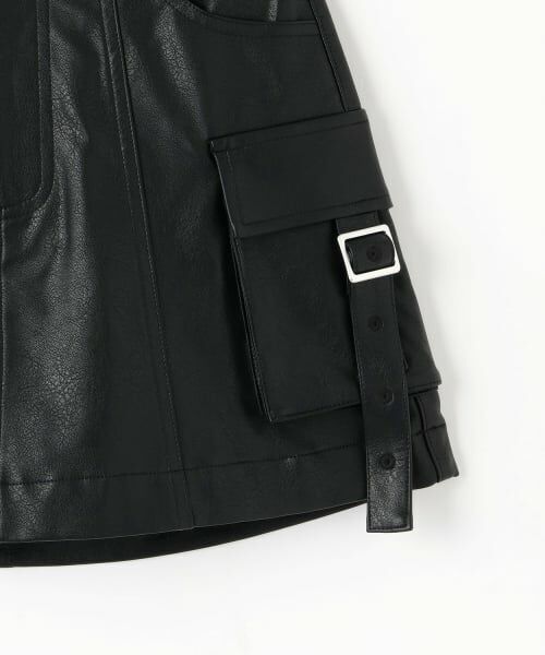 Lovetoxic / ラブトキシック ショート・ハーフ・半端丈パンツ | 【LTXC】合皮カーゴミニスカート | 詳細11