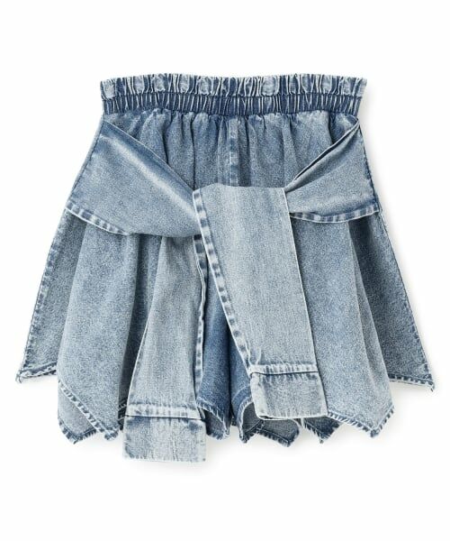 Lovetoxic / ラブトキシック ショート・ハーフ・半端丈パンツ | 【LTXC】腰巻き風デニムキュロット | 詳細6