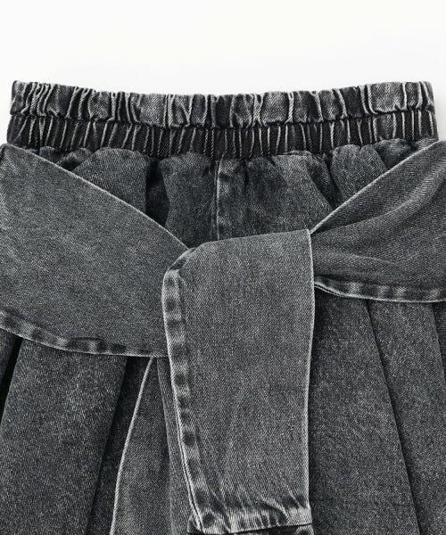 Lovetoxic / ラブトキシック ショート・ハーフ・半端丈パンツ | 【LTXC】腰巻き風デニムキュロット | 詳細9